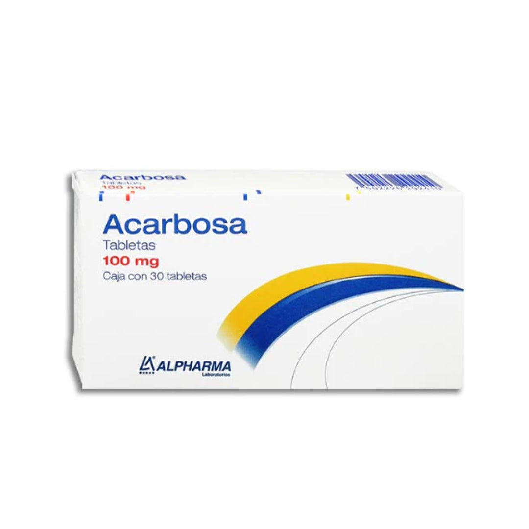 ACARBOSA (Alpharma) c/30 TABS. 100 MG.