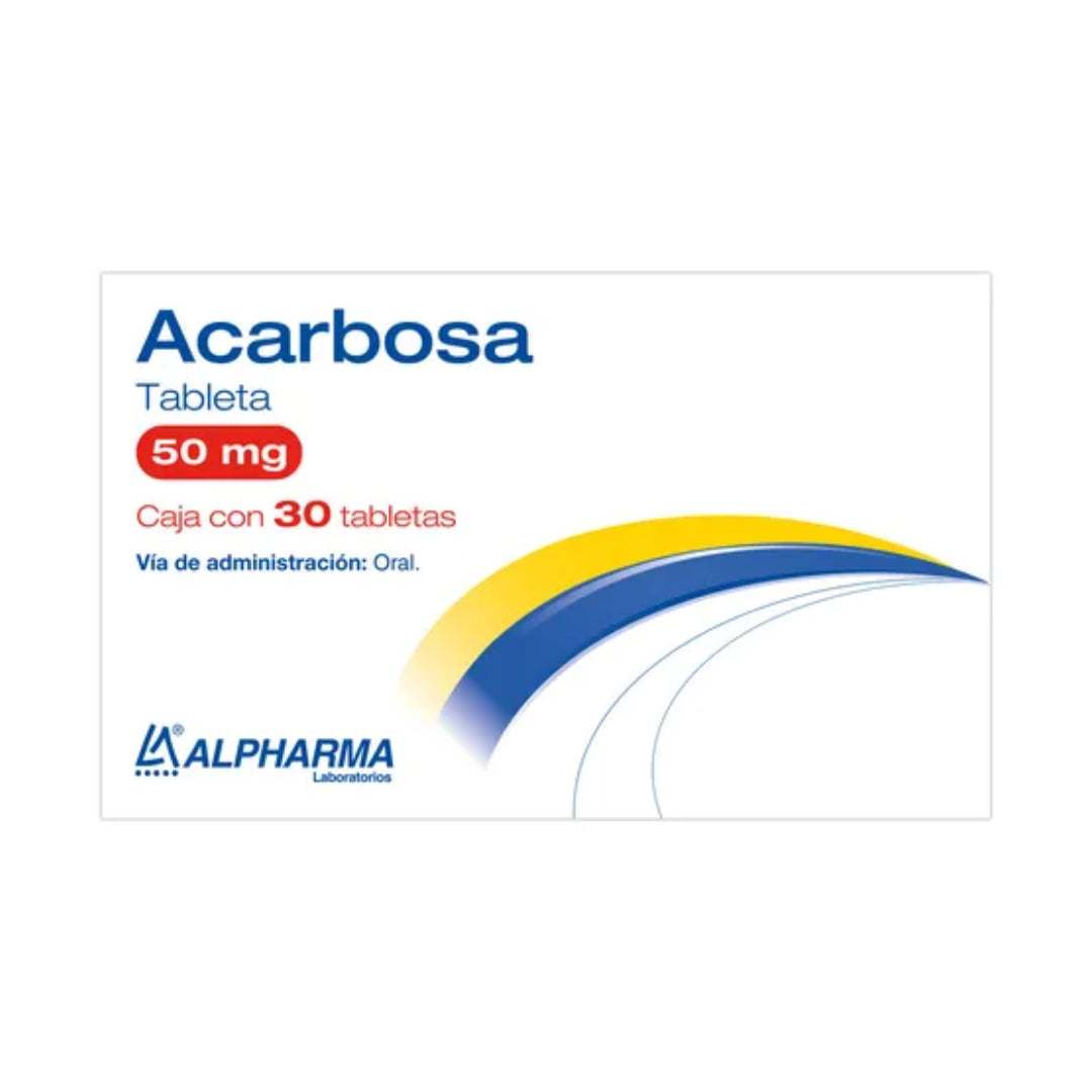 ACARBOSA (Alpharma) c/30 TABS. 50 MG.