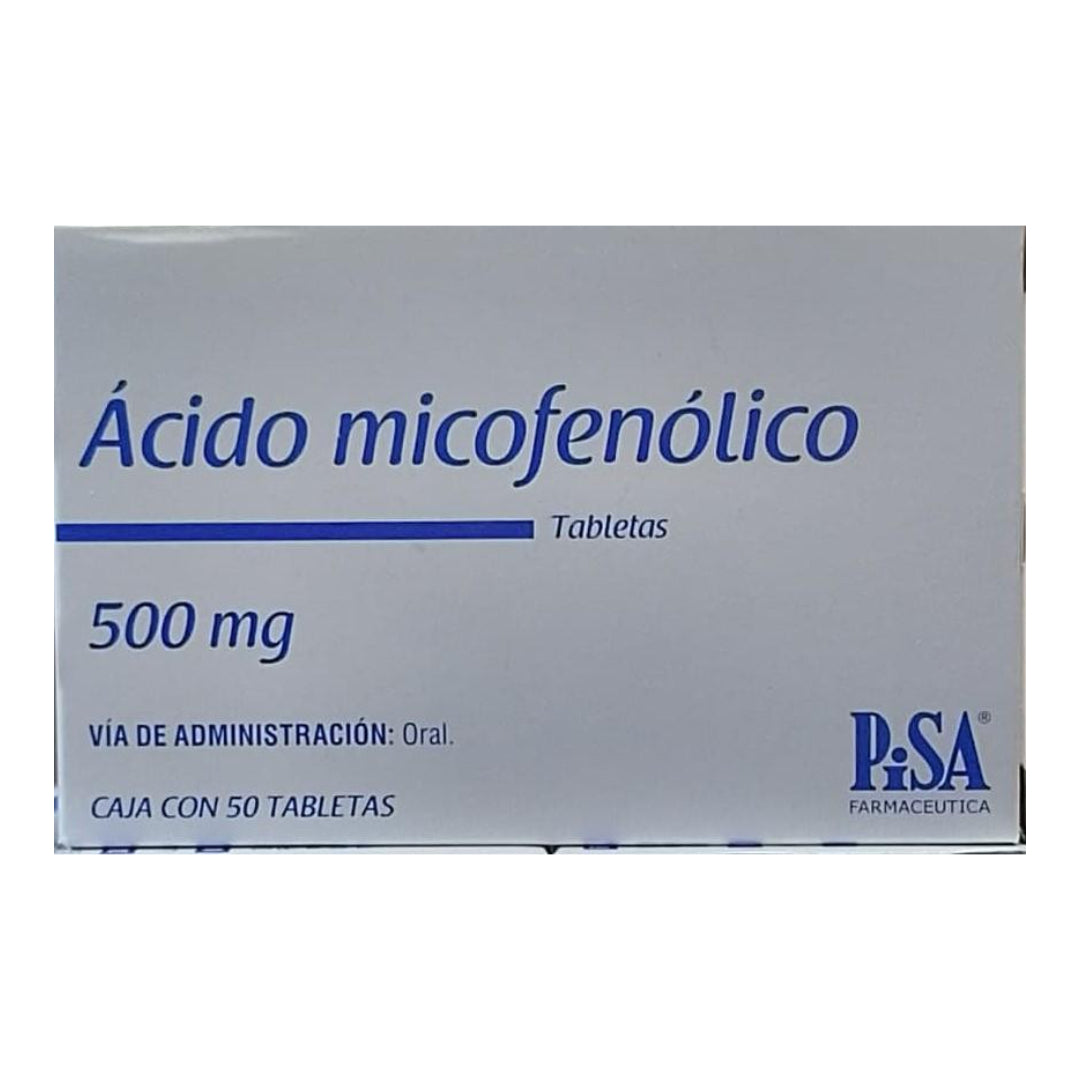 ÁCIDO MICOFENÓLICO 500MG PISA