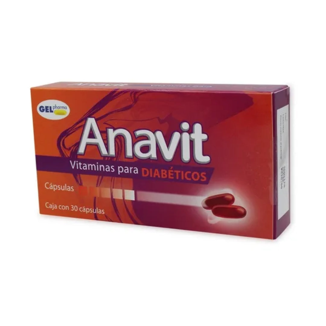 ANAVIT Diabéticos c/30 CÁPSULAS.