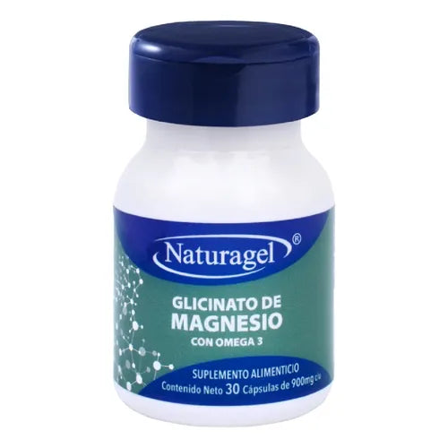 GLICINATO DE MAGNESIO CON OMEGA 3 c/30 CAPS. 900 MG.