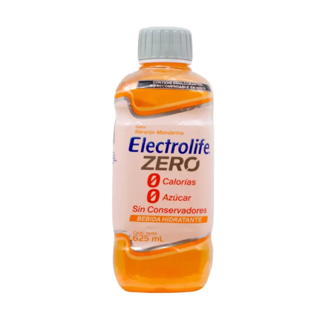 ELECTROLIFE ZERO Bebida Hidratante SOL. SAB. NARANJA-MANDARINA 625 ML.
