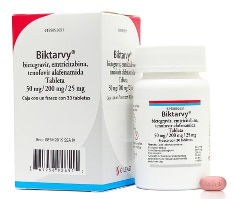 30 TABS BIKTARVY FCO. 50 MG