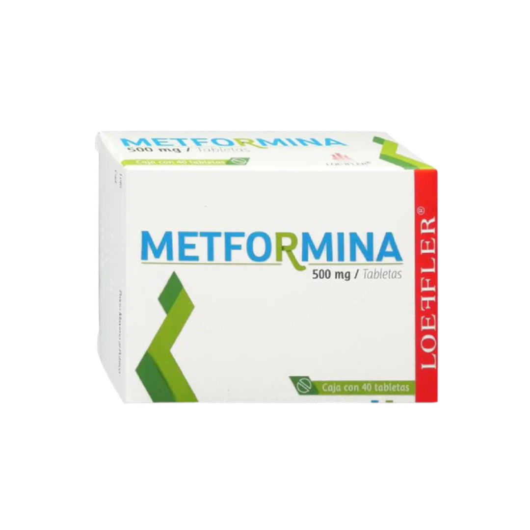 METFORMINA (Loeffler) c/40 TABS. 500 MG.