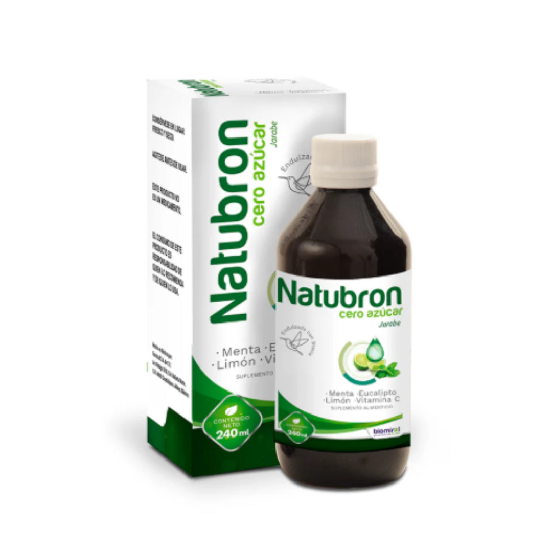 NATUBRON Cero Azúcar JARABE Fco. 240 ML.