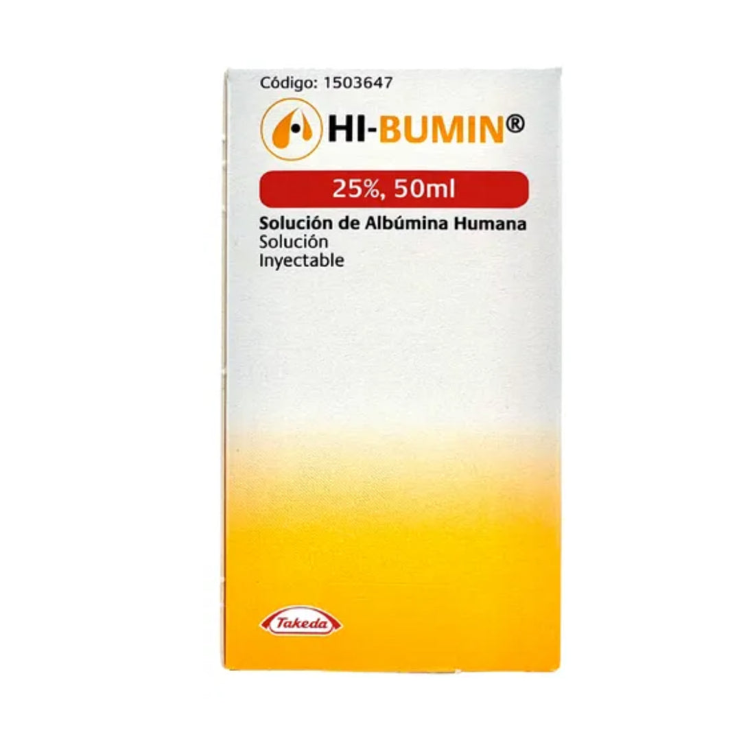 HI-BUMIN 25% 50 ML SOLUC INYEC. (RED FRIA)