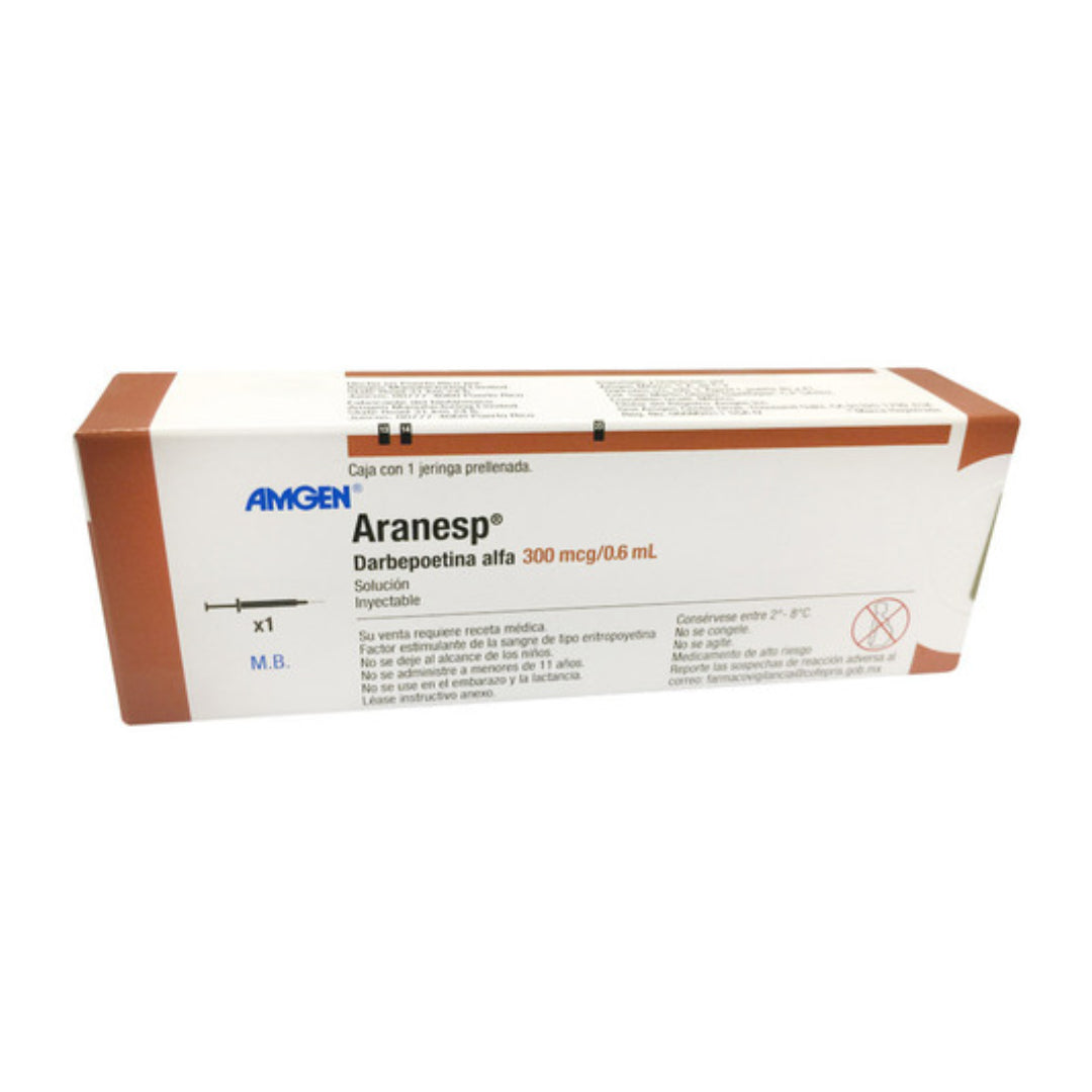 ARANESP 300 MCG / 0.6 ML (RED FRIA)