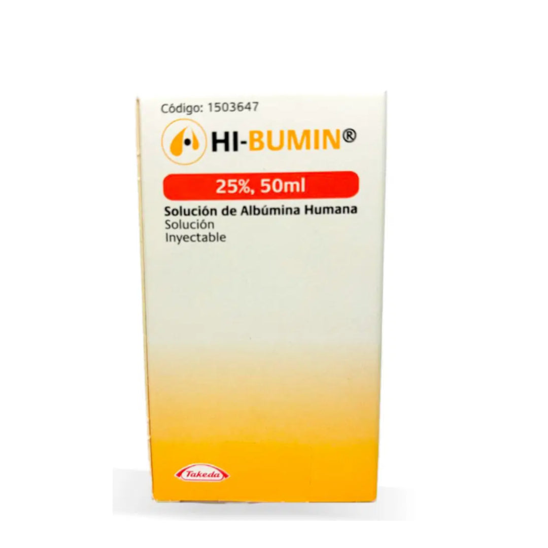 Megabumin HI-BUMIN 20% 50 ML SOLUC INYEC. – GLUCO FARMACIA
