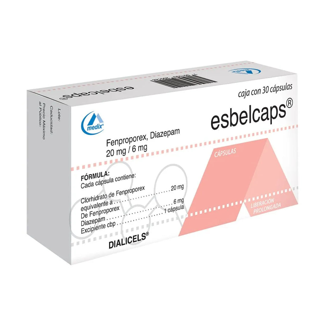 ESBELCAPS 20/6 MG 30 CÁPSULAS RX.