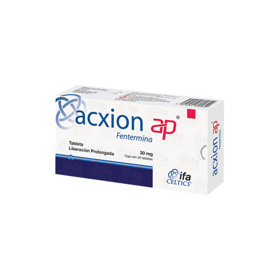 ACXION AP LIBERACIÓN PROLONGADA 30 MG 30 TABLETAS RX.