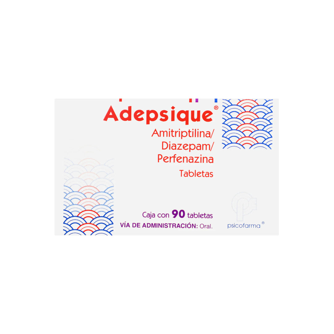 ADEPSIQUE 10/3/2 MG 90 TABLETAS RX.