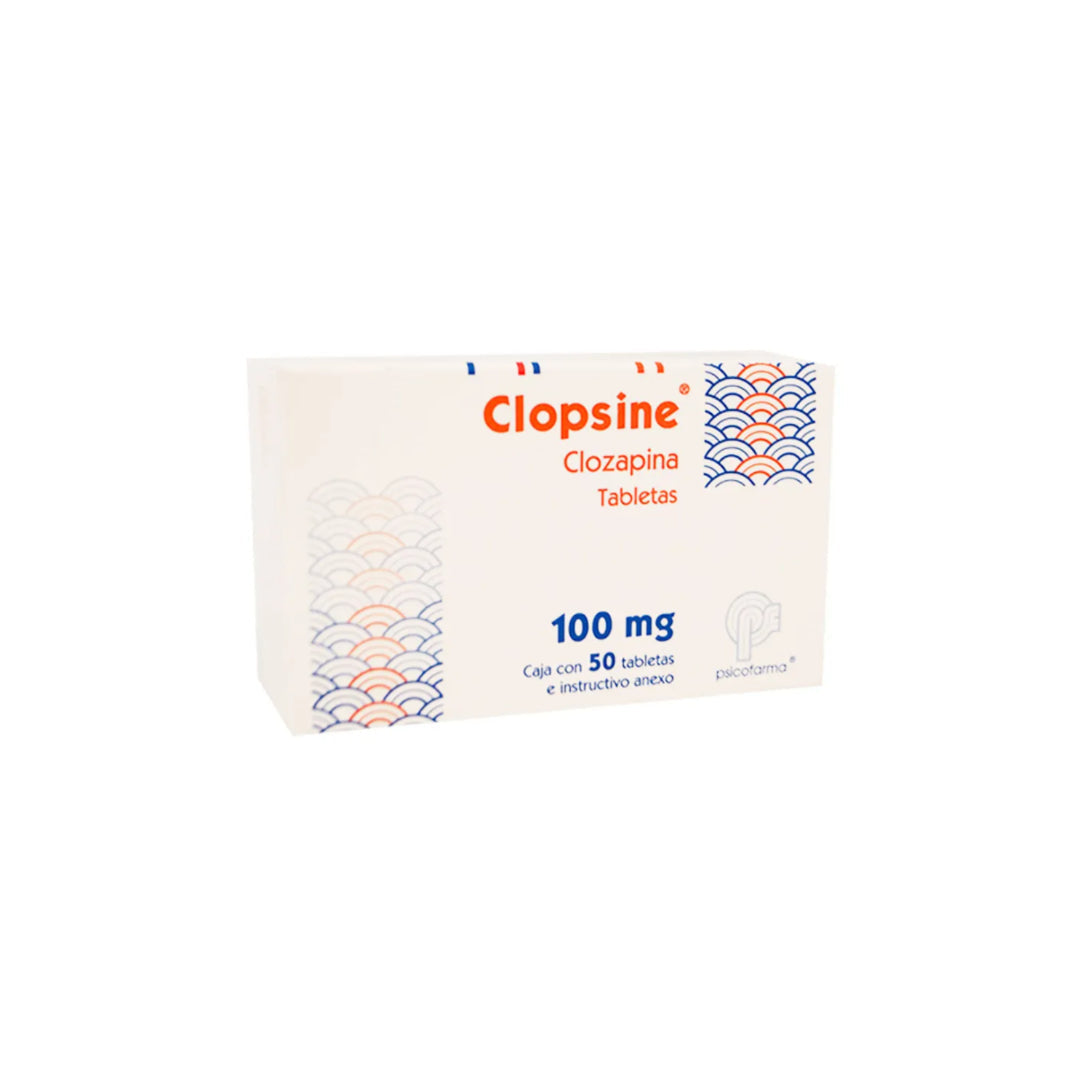 CLOPSINE 100 MG 50 TABLETAS RX.