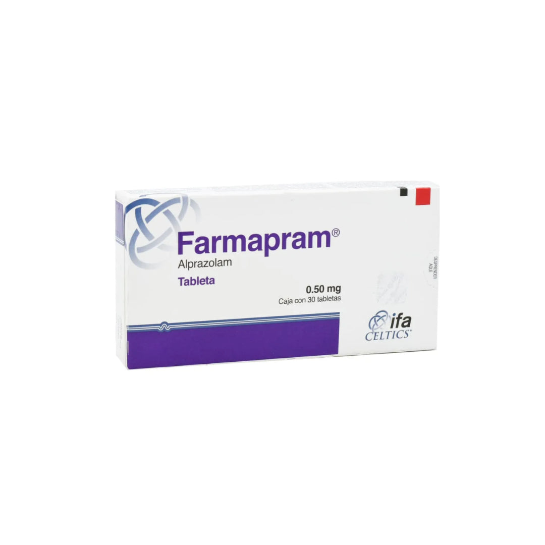 FARMAPRAM 0.50 MG 30 TABLETAS RX.