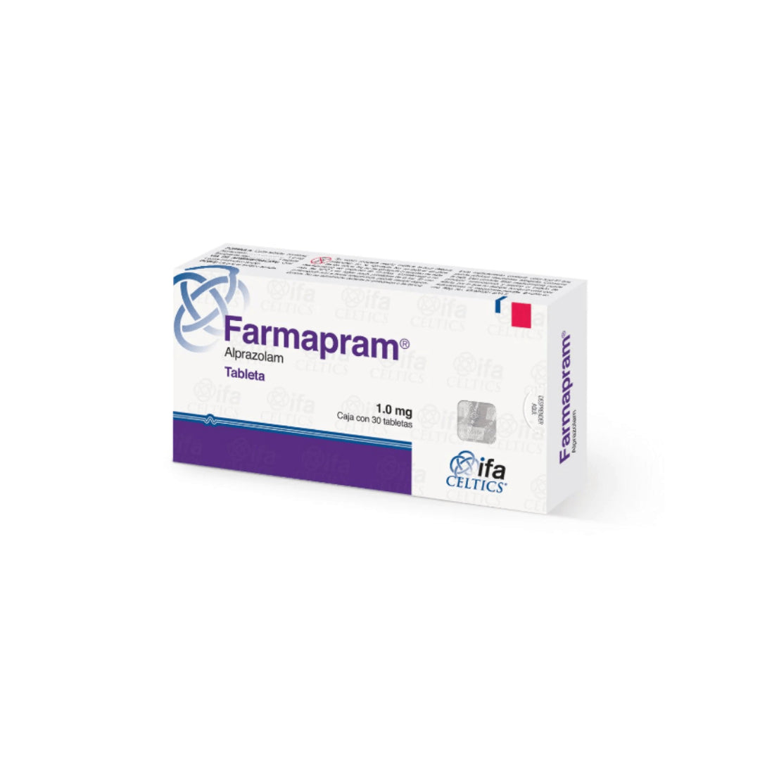 FARMAPRAM 1 MG 30 TABLETAS RX.