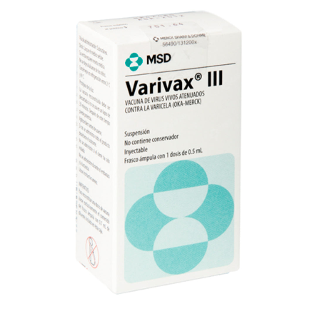 VACUNA VARIVAX III FRASCO (RED FRIA)